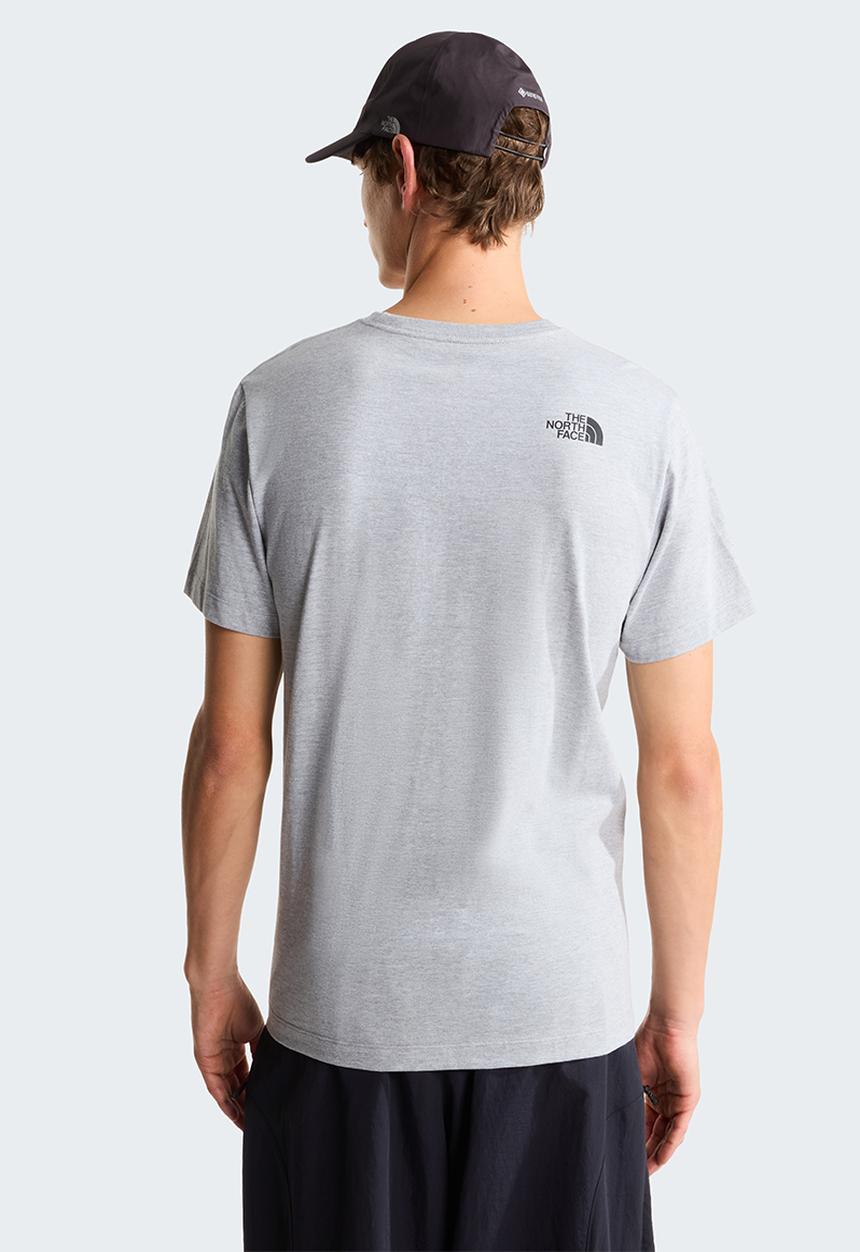 The North Face - M evolution box half dome regular short tnf - pale grey heather