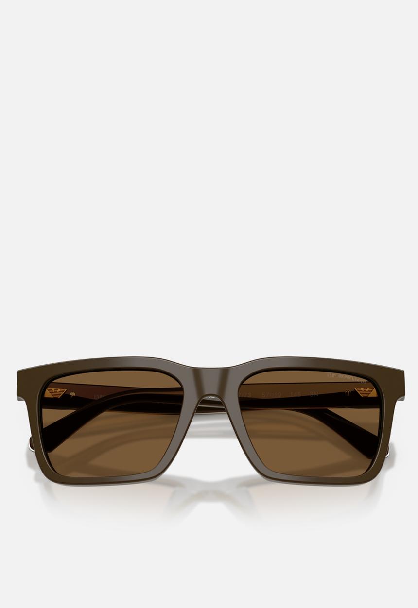Emporio Armani - Emporio Armani 0EA4262U 57mm Eyewear - Shiny Brown
