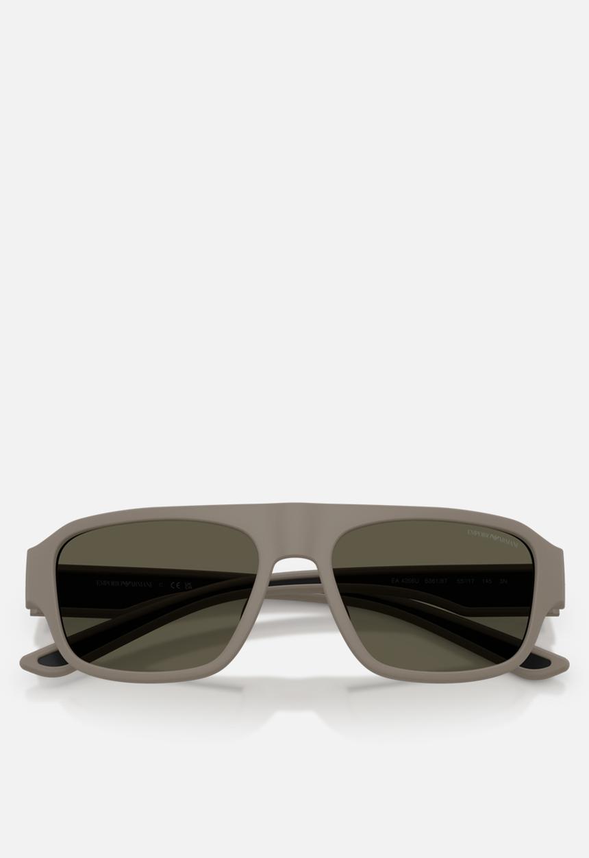 Emporio Armani - Emporio Armani 0EA4266U 55mm Eyewear - Rubberised Matt Light Brown