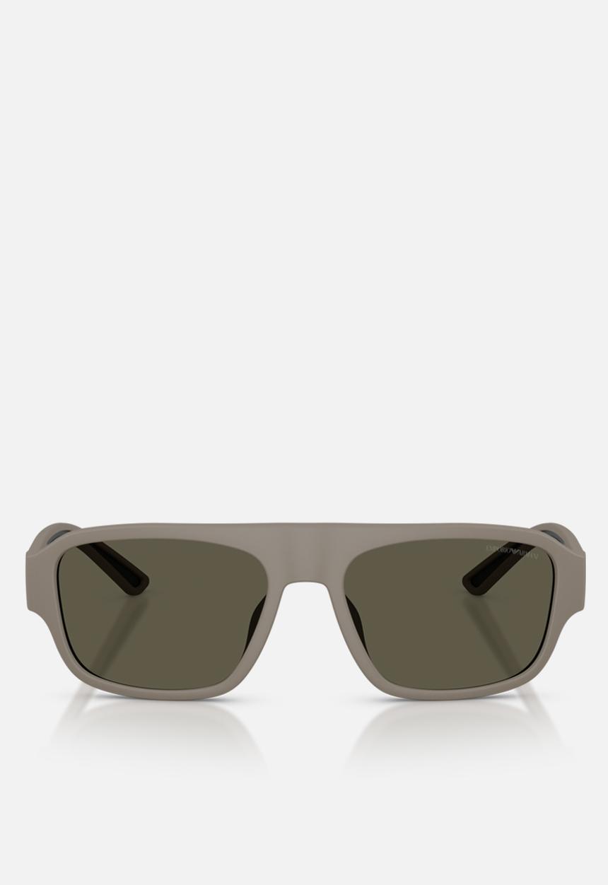 Emporio Armani - Emporio Armani 0EA4266U 55mm Eyewear - Rubberised Matt Light Brown