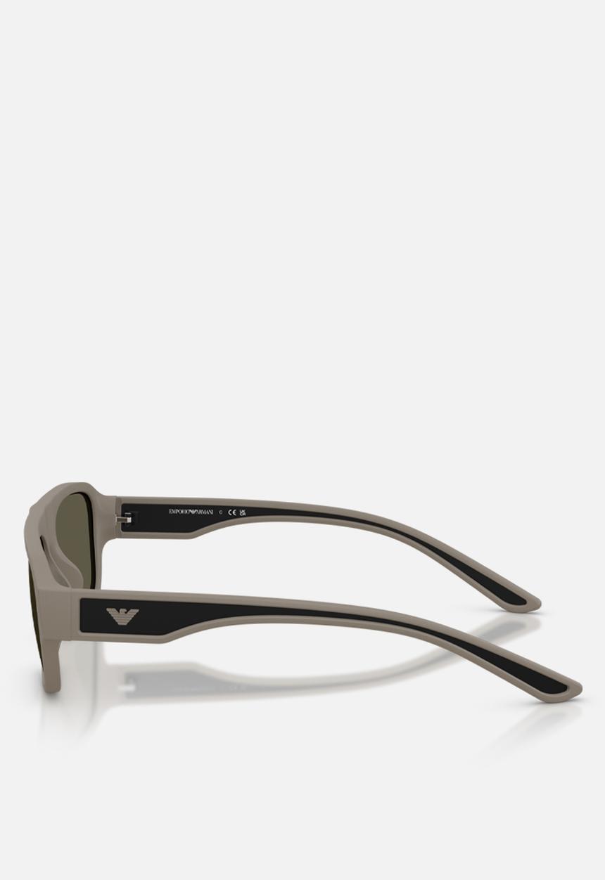 Emporio Armani - Emporio Armani 0EA4266U 55mm Eyewear - Rubberised Matt Light Brown