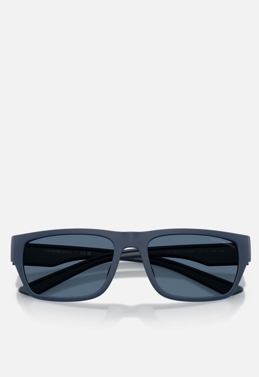 Emporio Armani - Emporio Armani 0EA4267U 57mm Eyewear - Rubberized Matte Blue