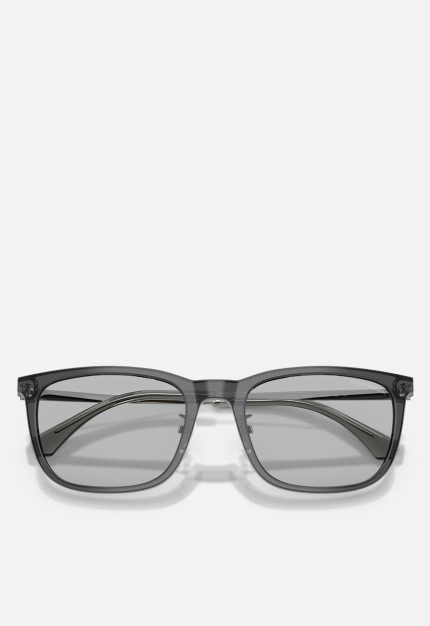 Emporio Armani - Emporio Armani 0EA4275D 56mm Eyewear - Shiny Transparent Grey