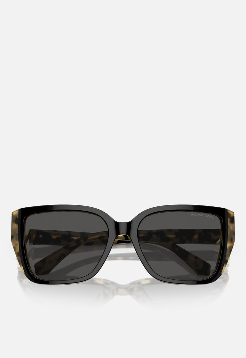 Michael Kors Eyewear - ACADIA 0MK2199 57mm Eyewear - Bi-layer Black/Amber Tortoise