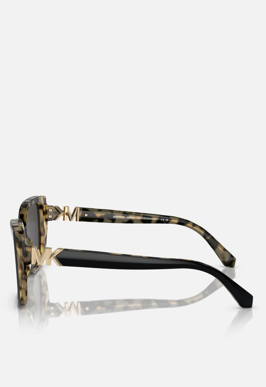 Michael Kors Eyewear - ACADIA 0MK2199 57mm Eyewear - Bi-layer Black/Amber Tortoise