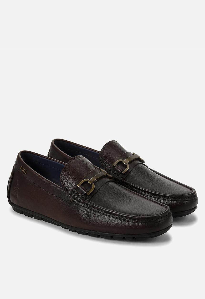 POLO - Essential Leather Driver - brown 