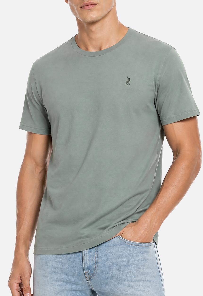 POLO - Mens crew neck gots ss tee - green