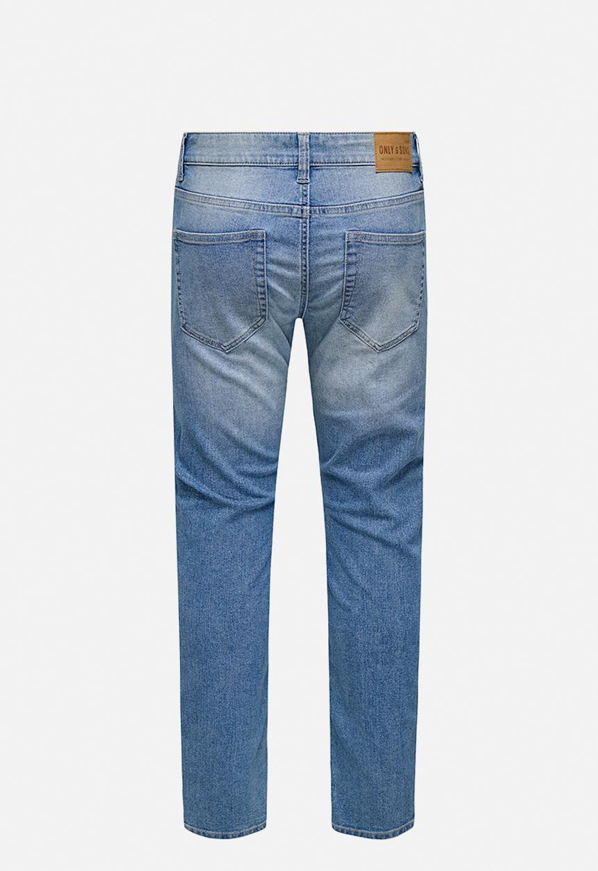 Only & Sons - Onsweft Regular Pim Denim Box - Light Medium Blue Denim