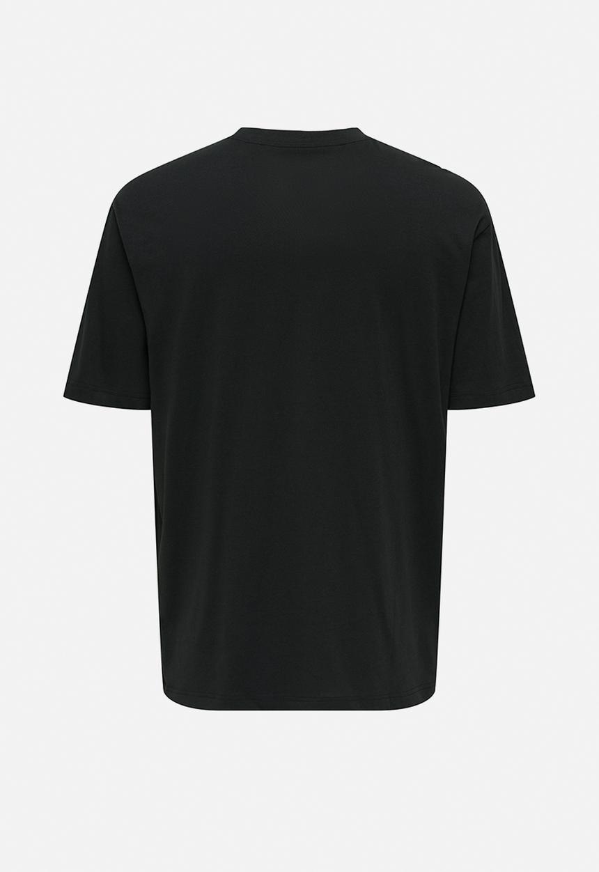 Only & Sons - Snoop Dogg Relaxx Short Sleeve License Tee - Jet Black