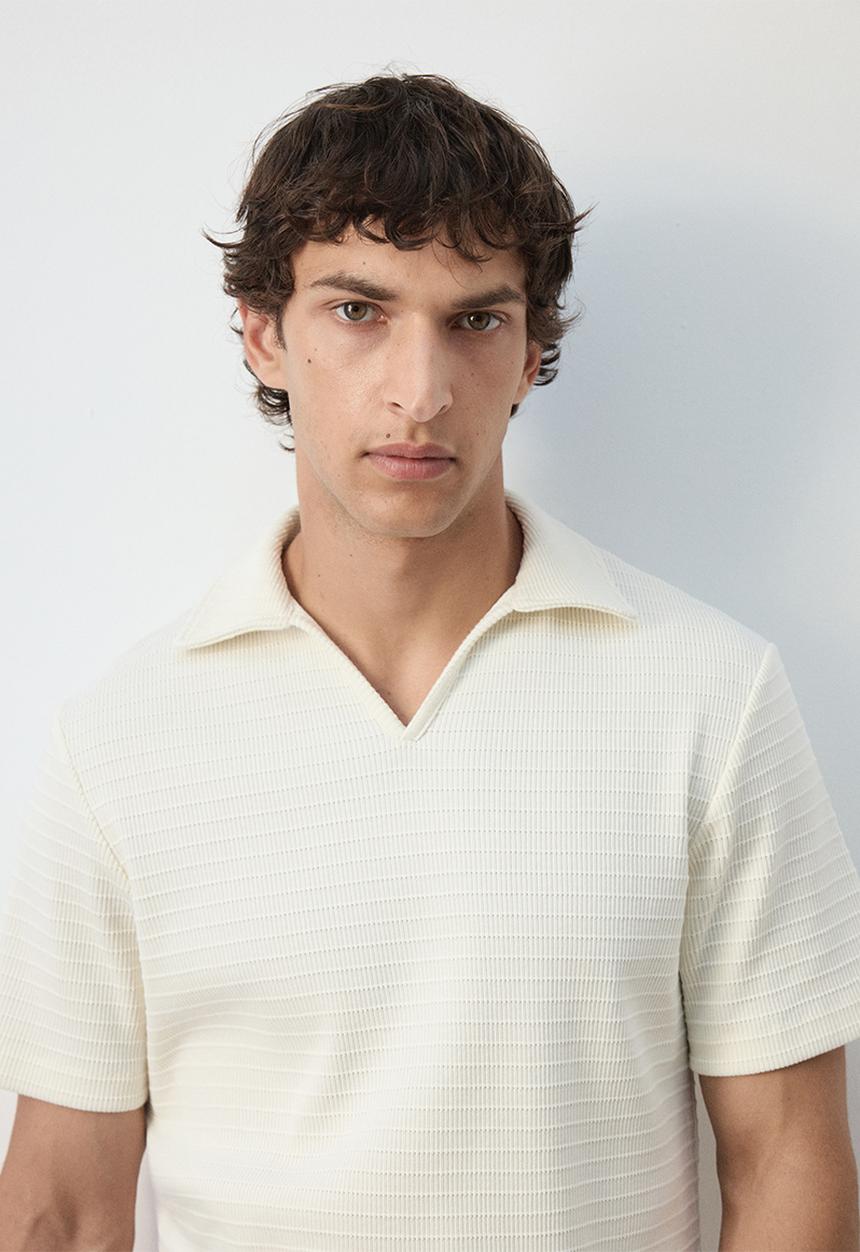 MANGO - Poloshirt Armip - Off white