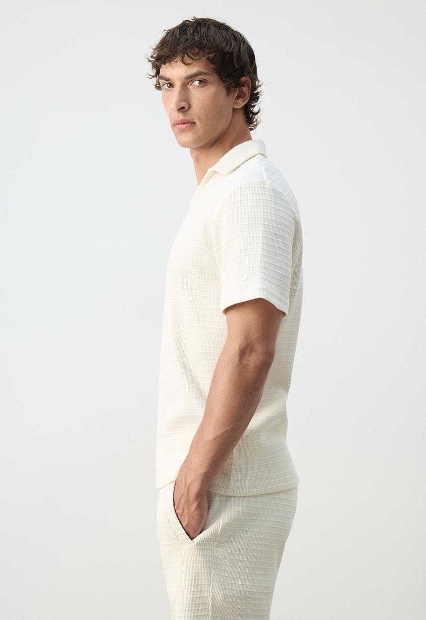 MANGO - Poloshirt Armip - Off white