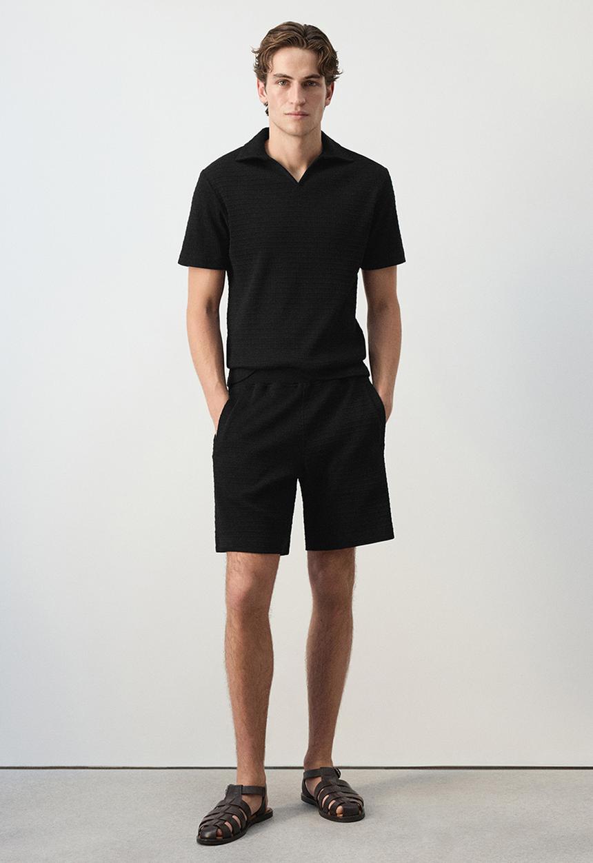 MANGO - Poloshirt Armip - Black