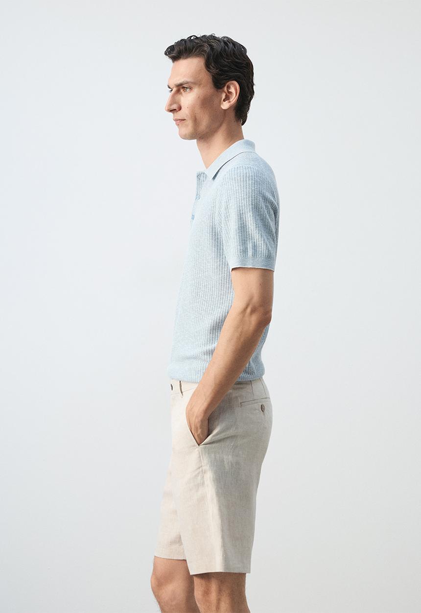 MANGO - Poloshirt Flew - Sky-Blue