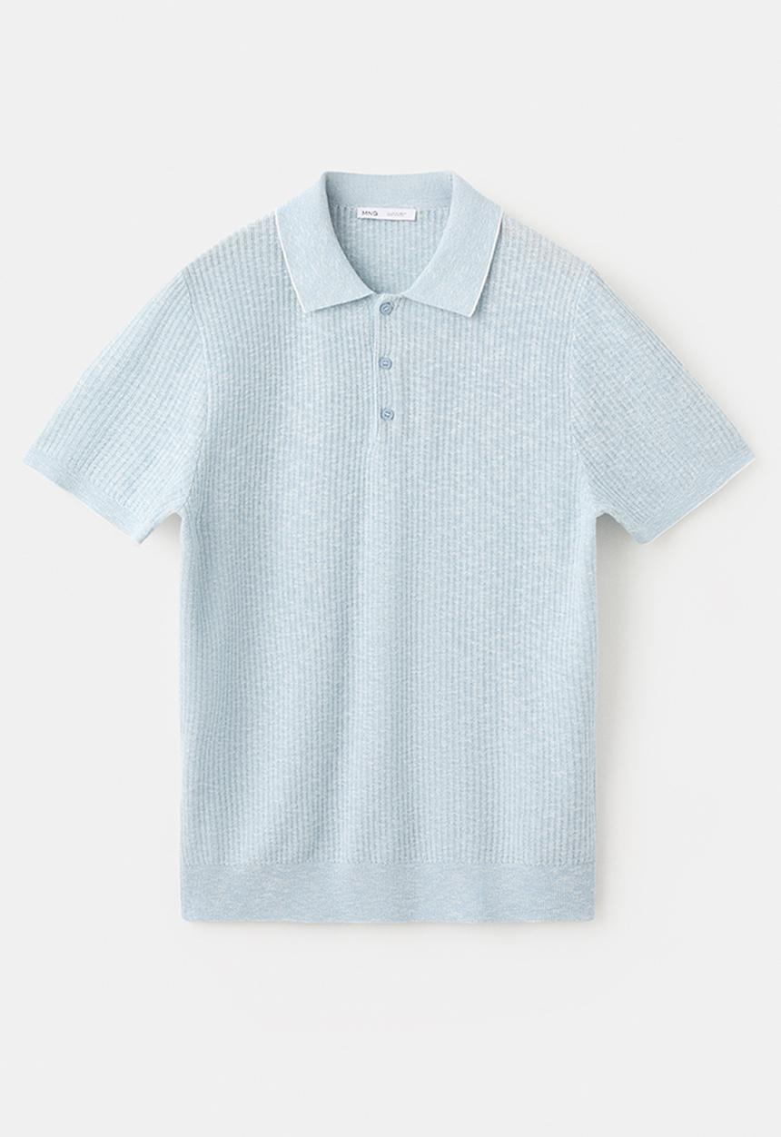 MANGO - Poloshirt Flew - Sky-Blue