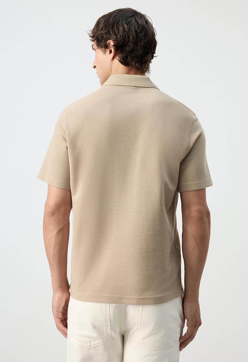 MANGO - Poloshirt Algarvep - Beige
