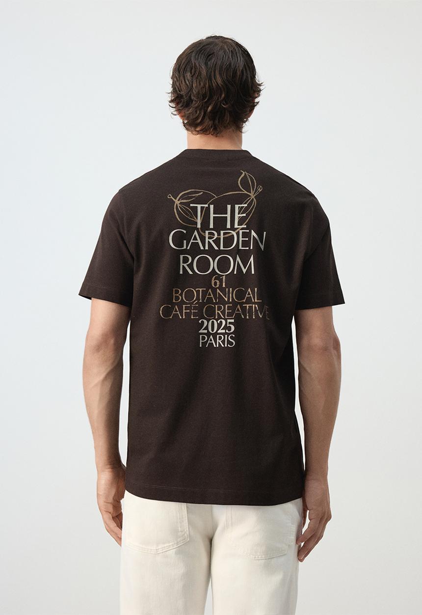 MANGO - T-Shirt Botanic - Brown