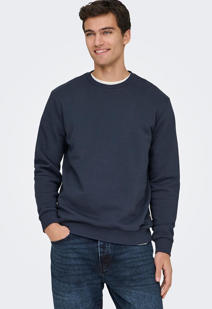 Only & Sons - Ceres Crew Neck Noos - Blue Nights