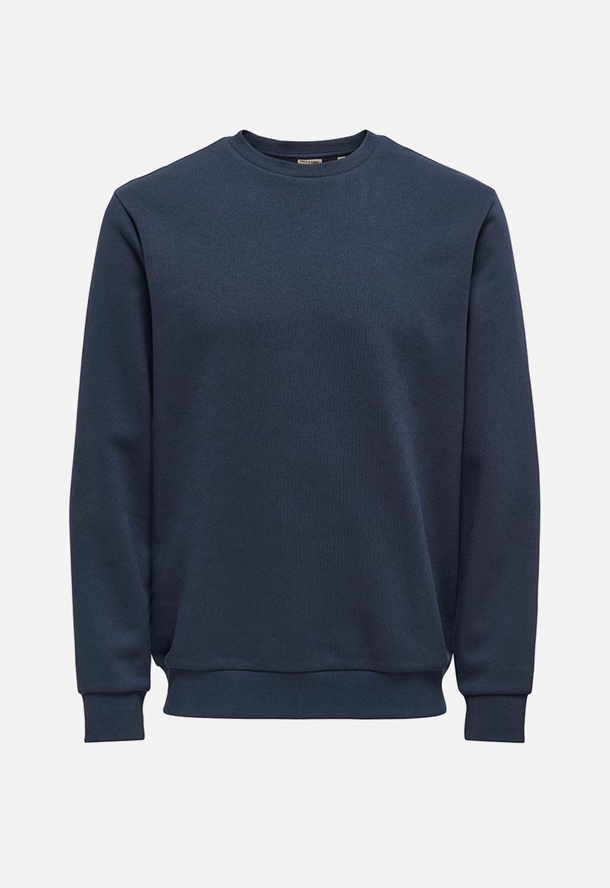 Only & Sons - Ceres Crew Neck Noos - Blue Nights