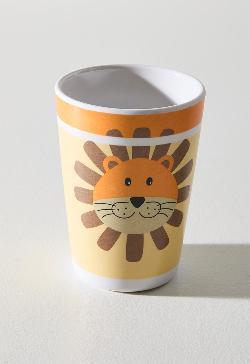 Pop Candy - Lion themed tableware set - lt yellow/multi