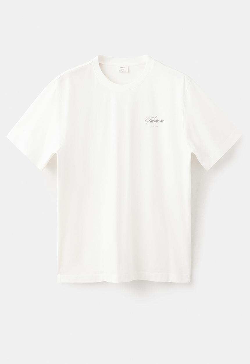 MANGO - T-Shirt Mango - Whiite