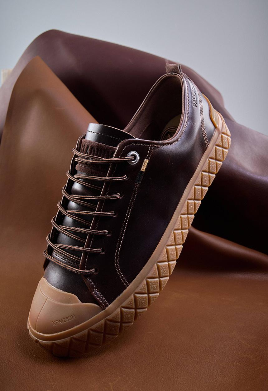 Palladium - PALLA ACE LO LTH BURNT BROWN