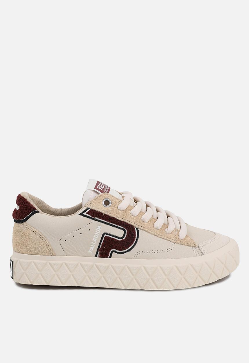 Palladium - Ace Lo Mix Lth - Whitecap Gray/Sand