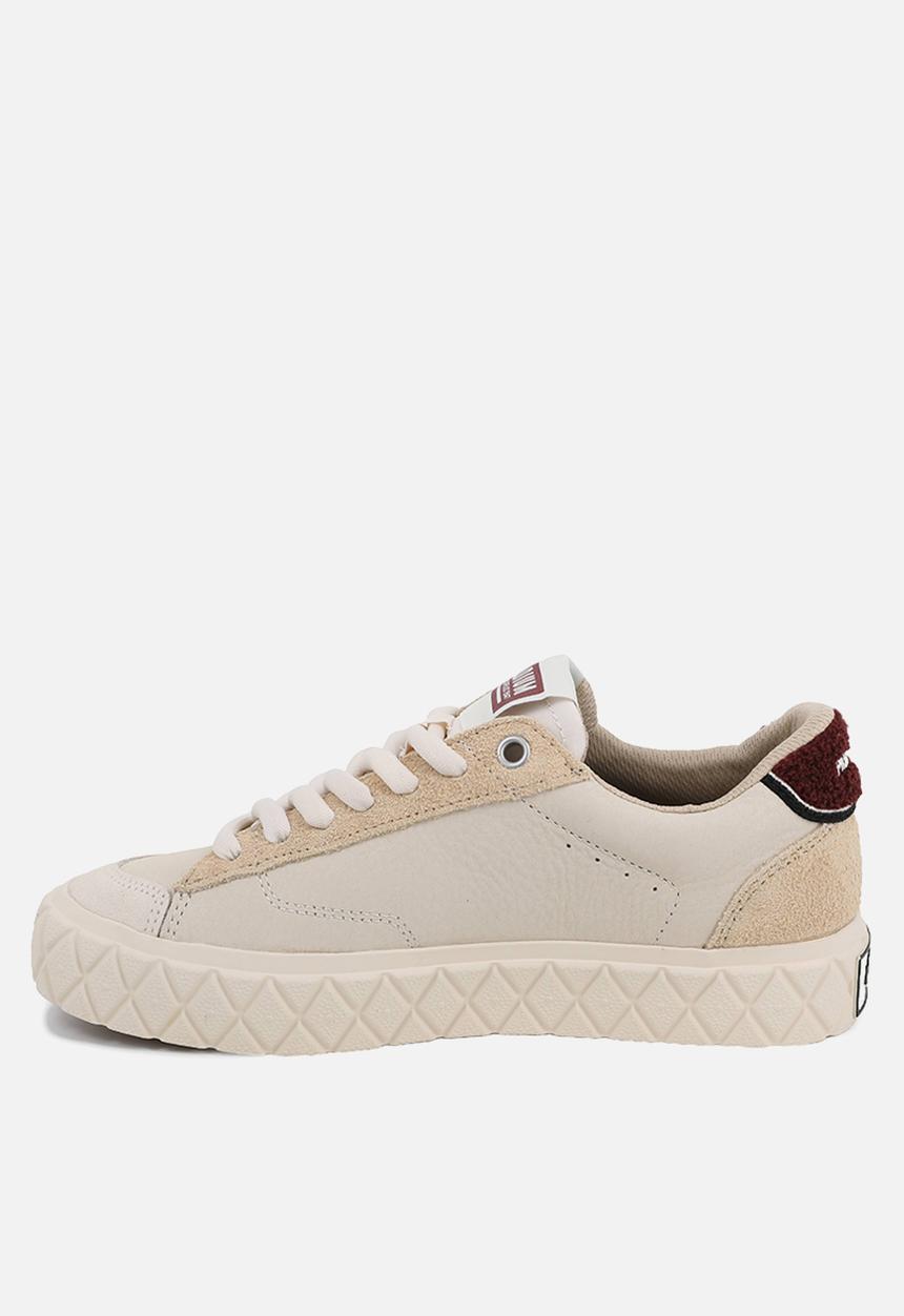 Palladium - Ace Lo Mix Lth - Whitecap Gray/Sand