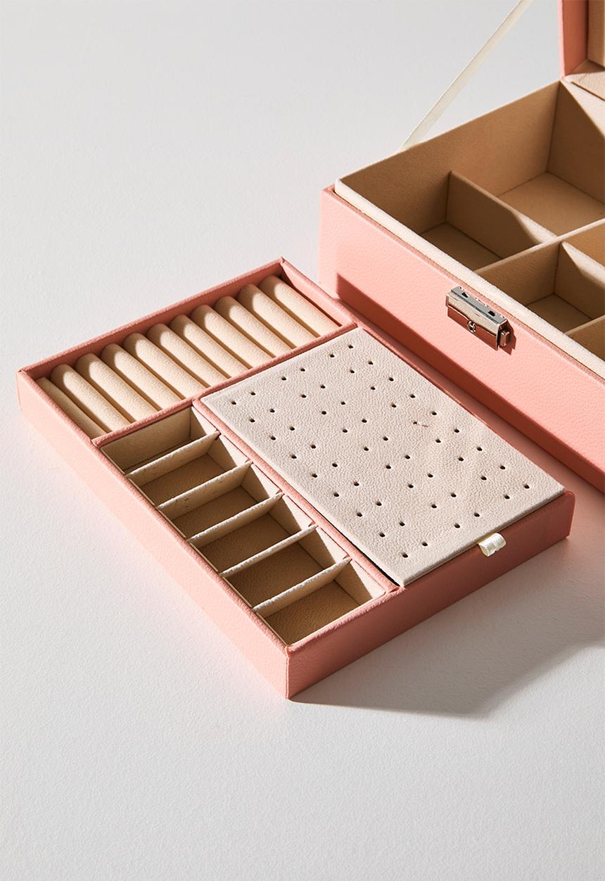 Pop Candy - Jewellery organizer box - dusty pink