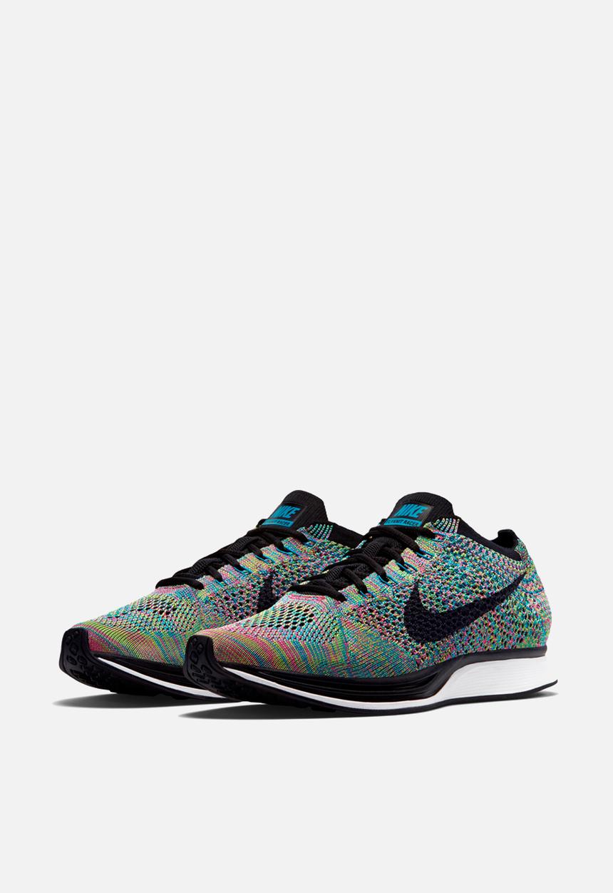 Nike Flyknit Racer - 526628-304 - Green Strike/Black - Blue