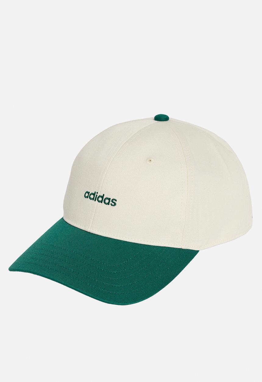 adidas Performance - Linear Emb Cap - Ivory/Collegiate Green