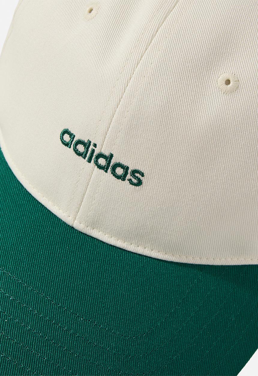 adidas Performance - Linear Emb Cap - Ivory/Collegiate Green