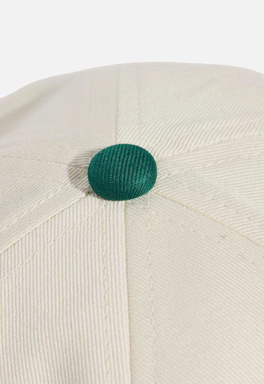 adidas Performance - Linear Emb Cap - Ivory/Collegiate Green