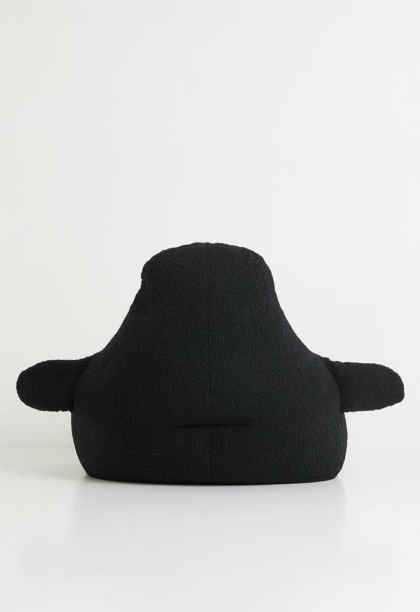 Pop Candy - Penguin bean bag chair - black/white