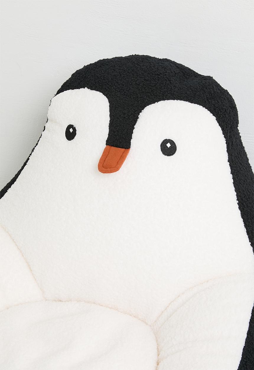 Pop Candy - Penguin bean bag chair - black/white