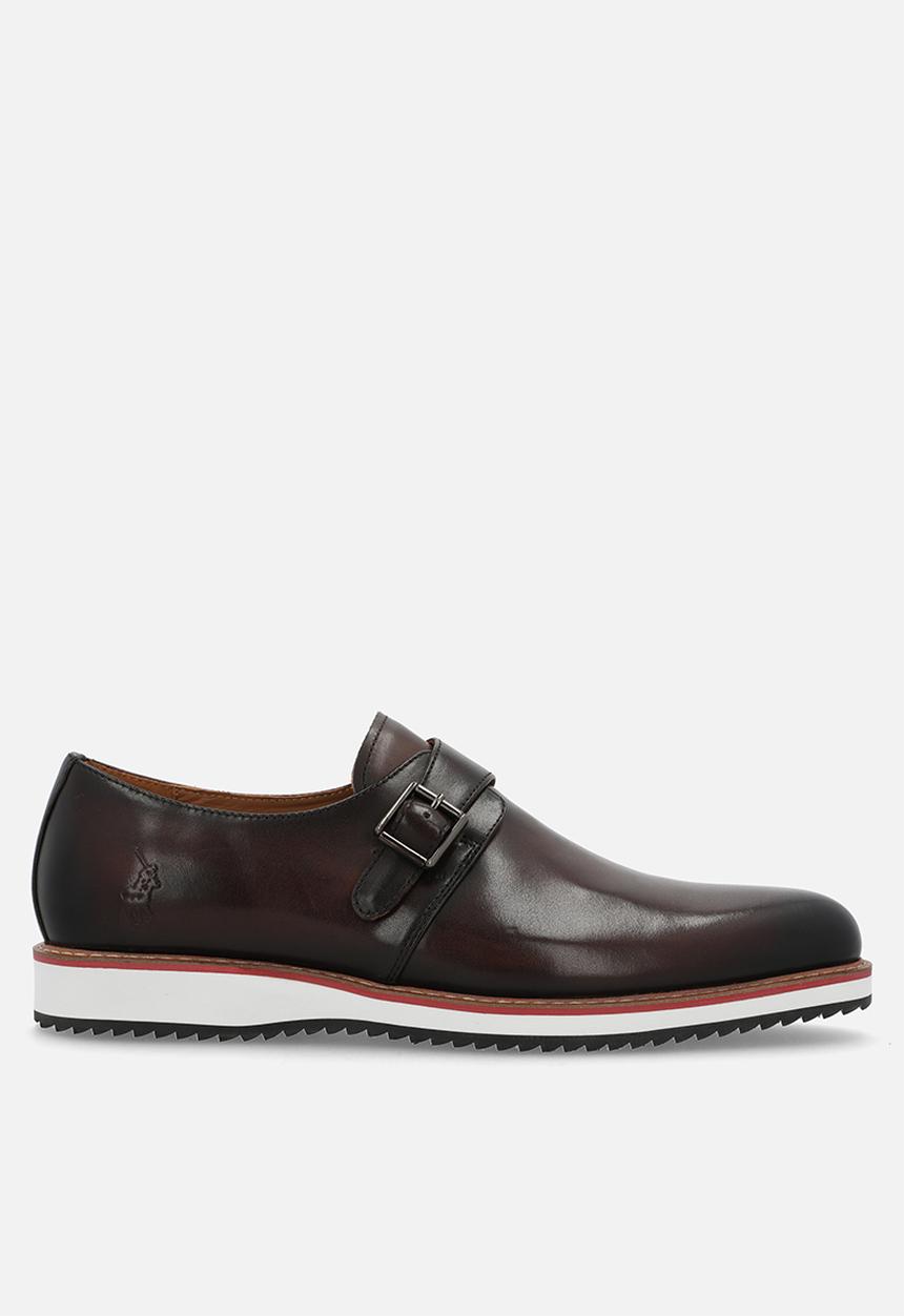 POLO - Leather Single Monk Casual - Chocolate