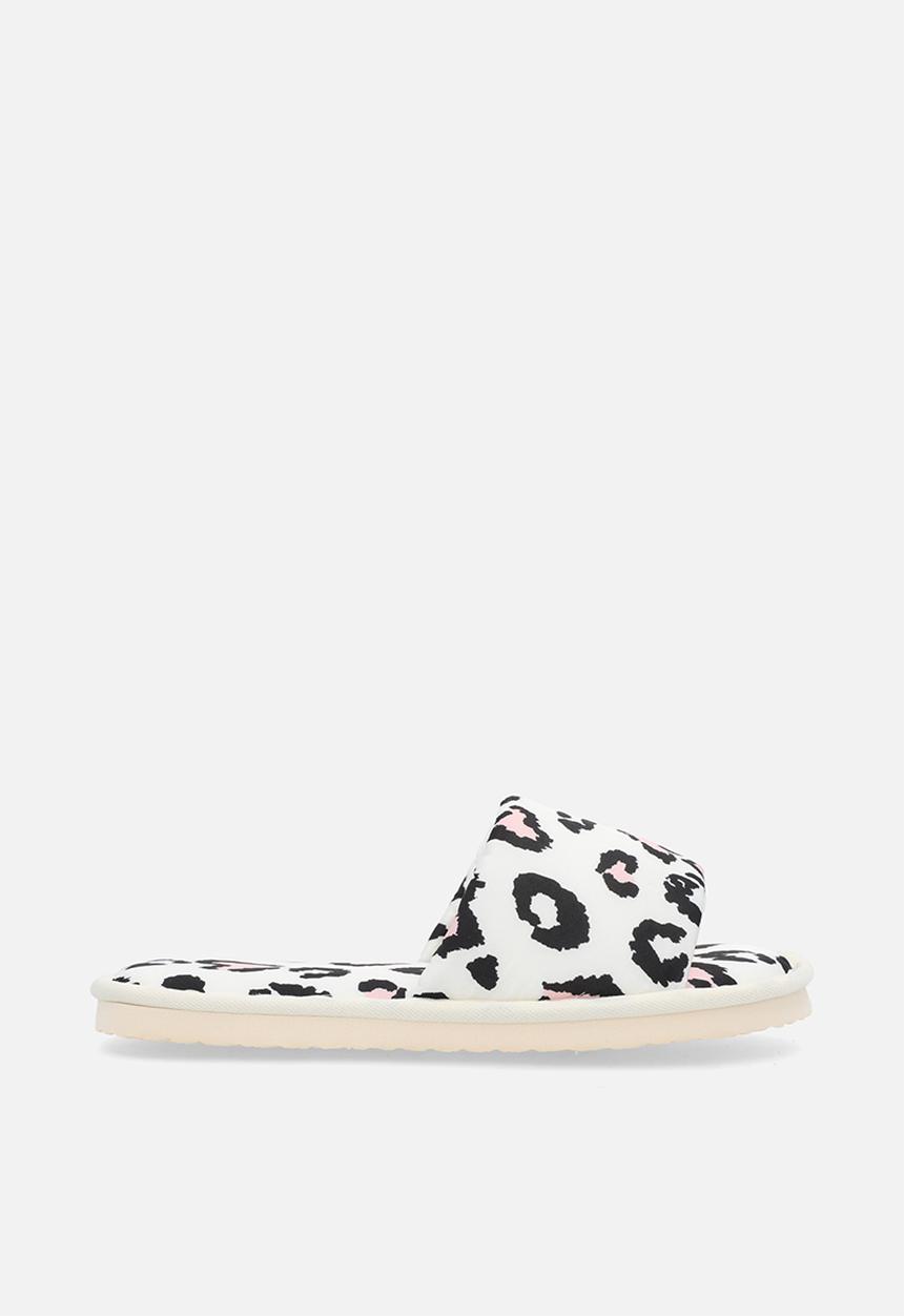 Pop Candy - Sandal slippers - white/heart leopard print
