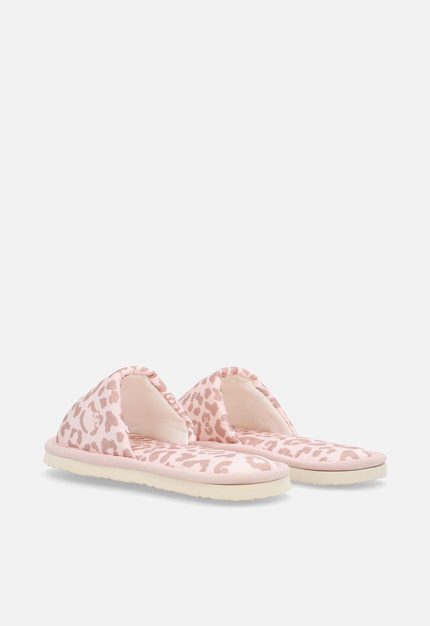 Pop Candy - Sandal slippers - light pink/leopard print
