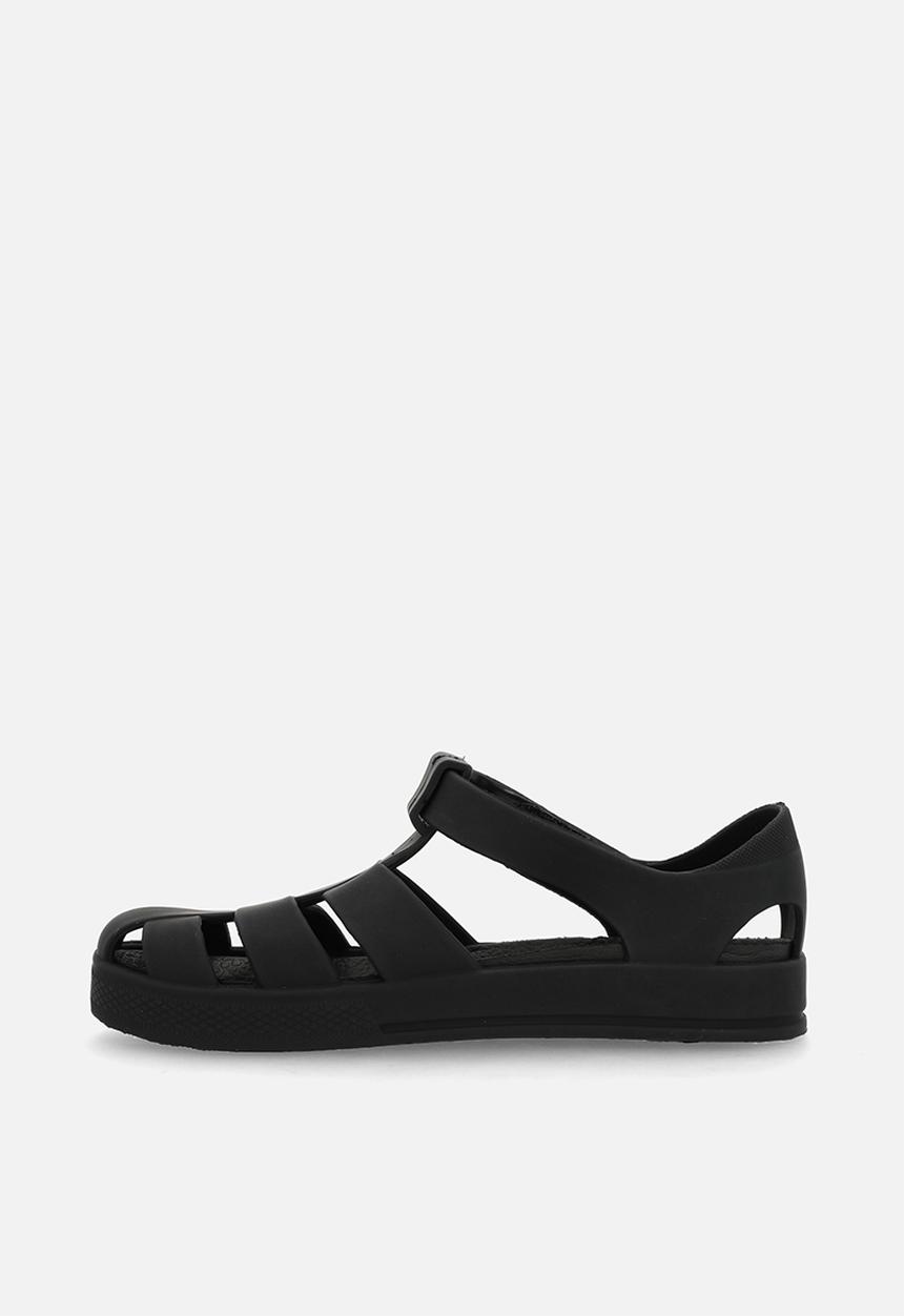 Pop Candy - Fisherman-style jelly sandals - black