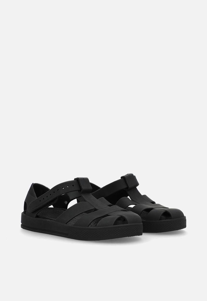 Pop Candy - Fisherman-style jelly sandals - black