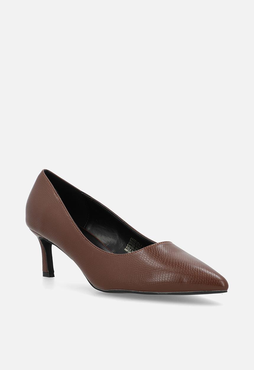 Butterfly Feet - Angelica 1 court heel - chocolate