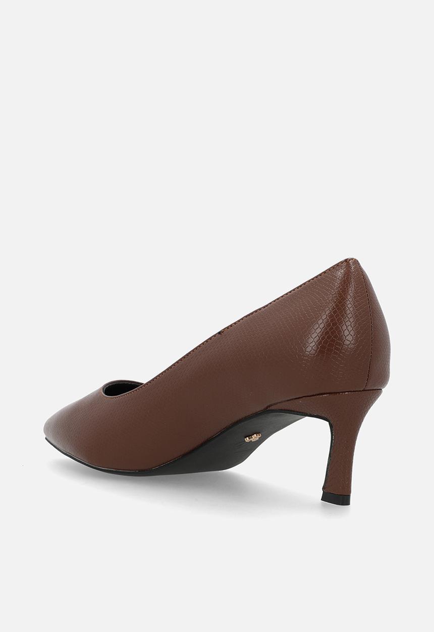 Butterfly Feet - Angelica 1 court heel - chocolate