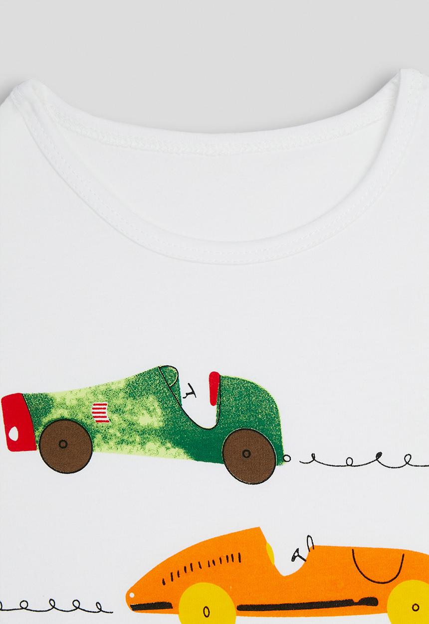 Pop Candy - Car graphic tee - white
