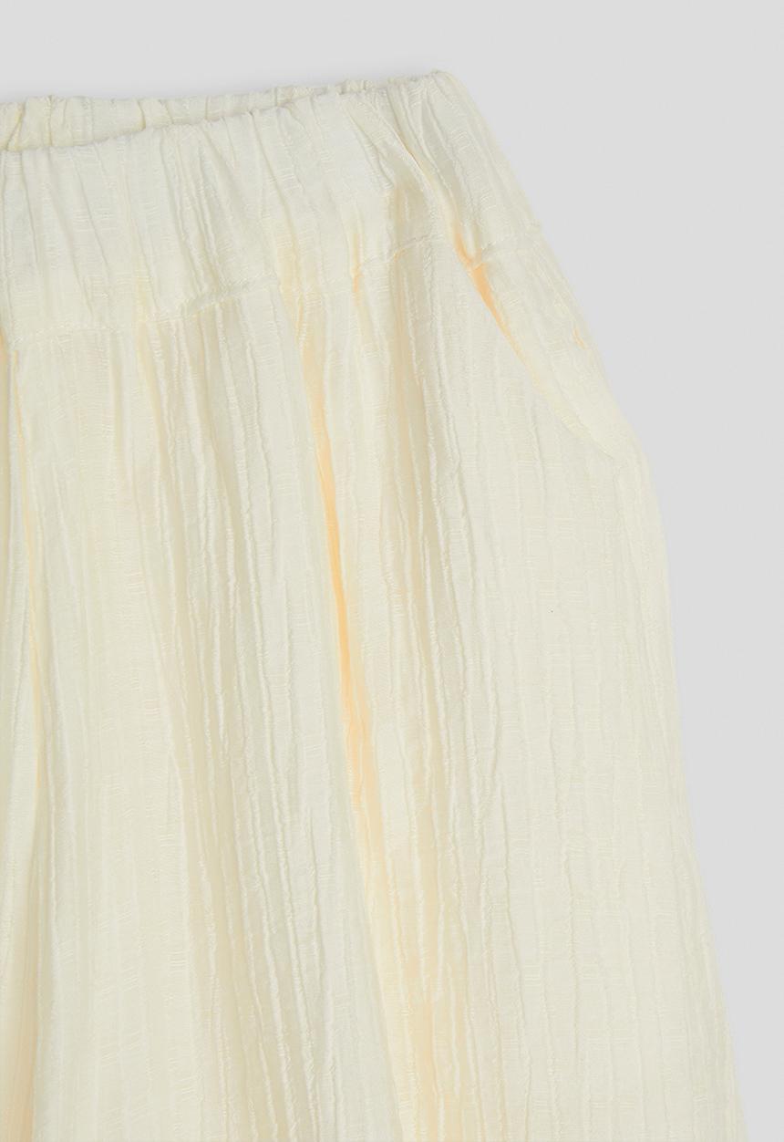 Pop Candy - Textured balloon pants - cream