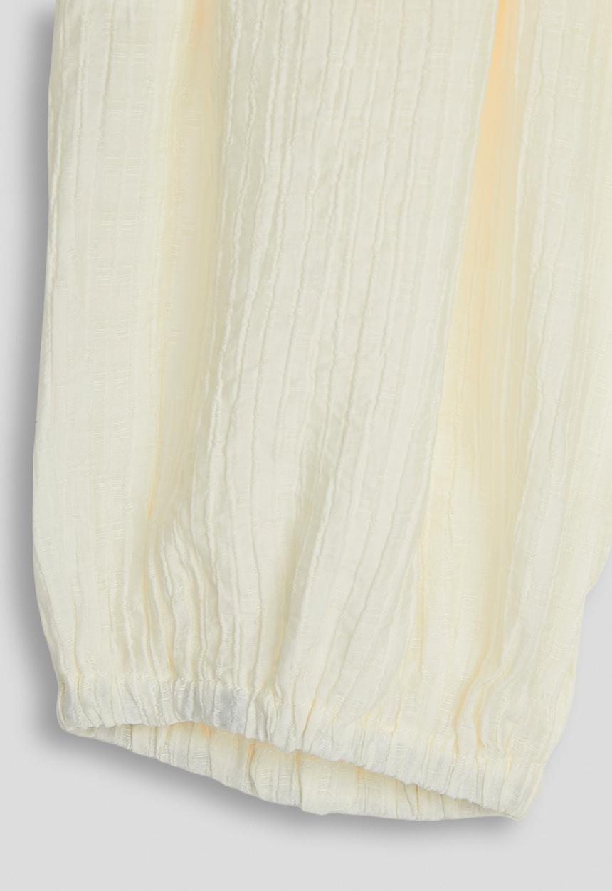 Pop Candy - Textured balloon pants - cream