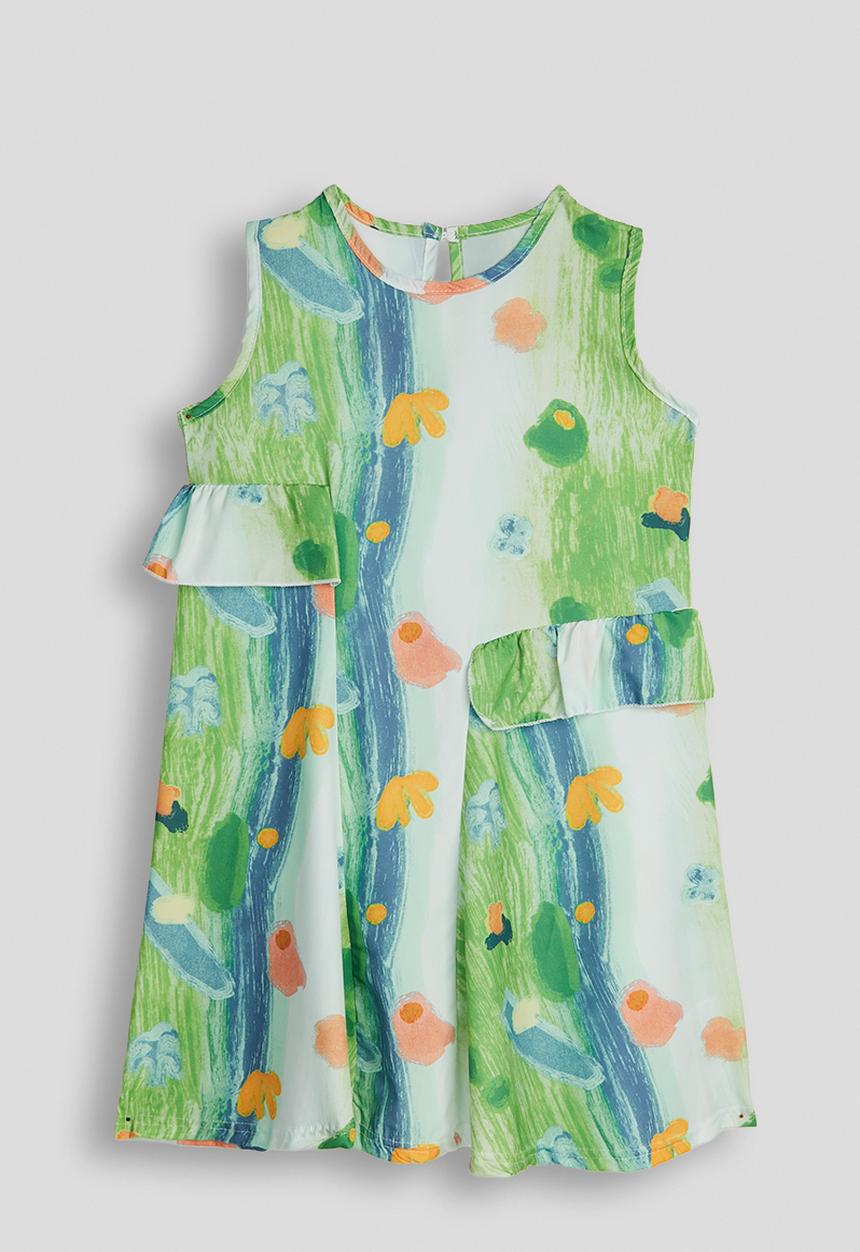 Pop Candy - Abstract a-line dress - multi colour