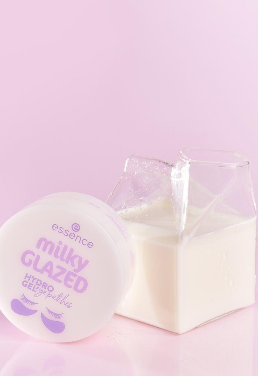 essence - milky GLAZED hydro gel eye patches 30 Pairs
