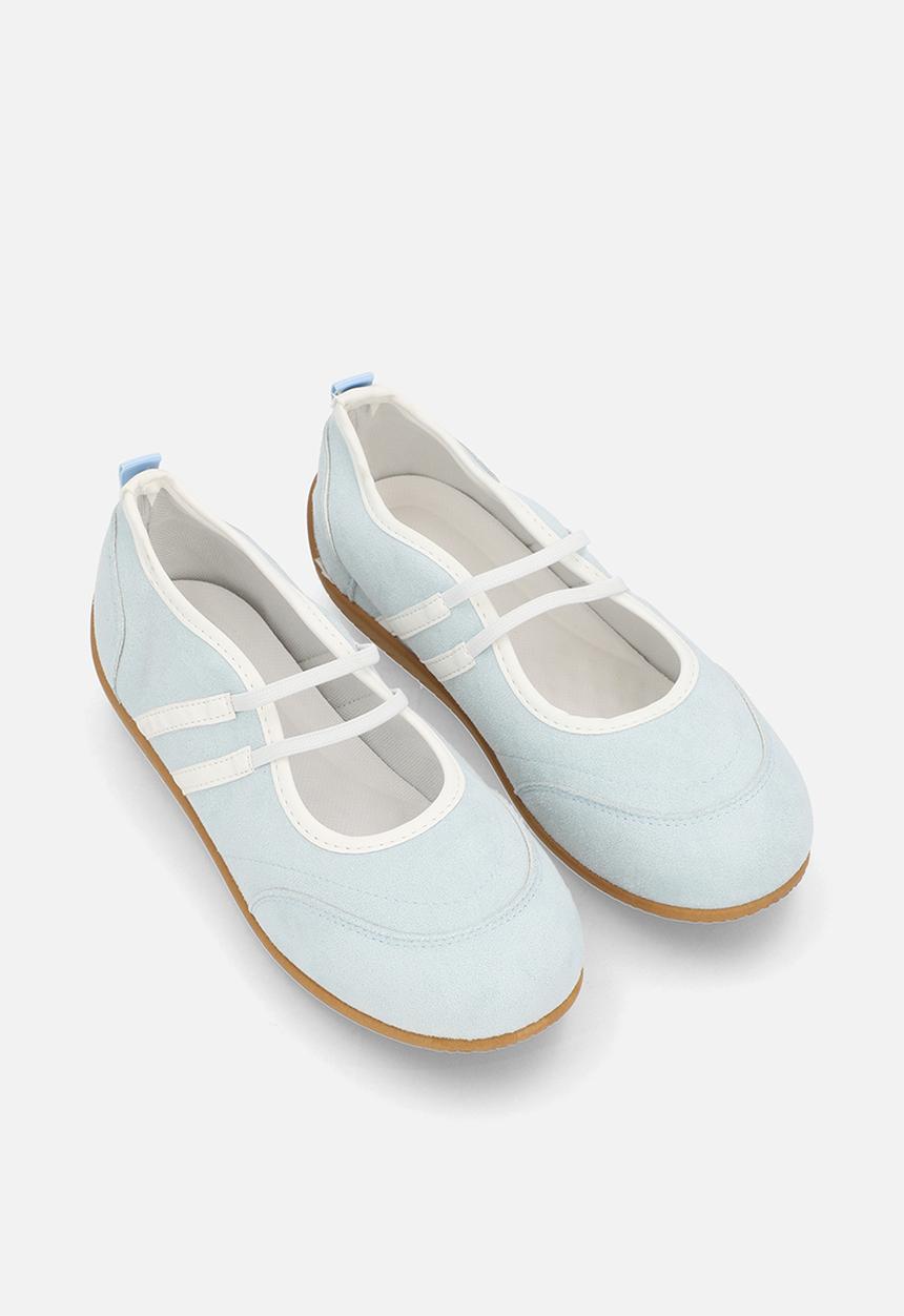 Pop Candy - Double strap ballet flats - It powder blue