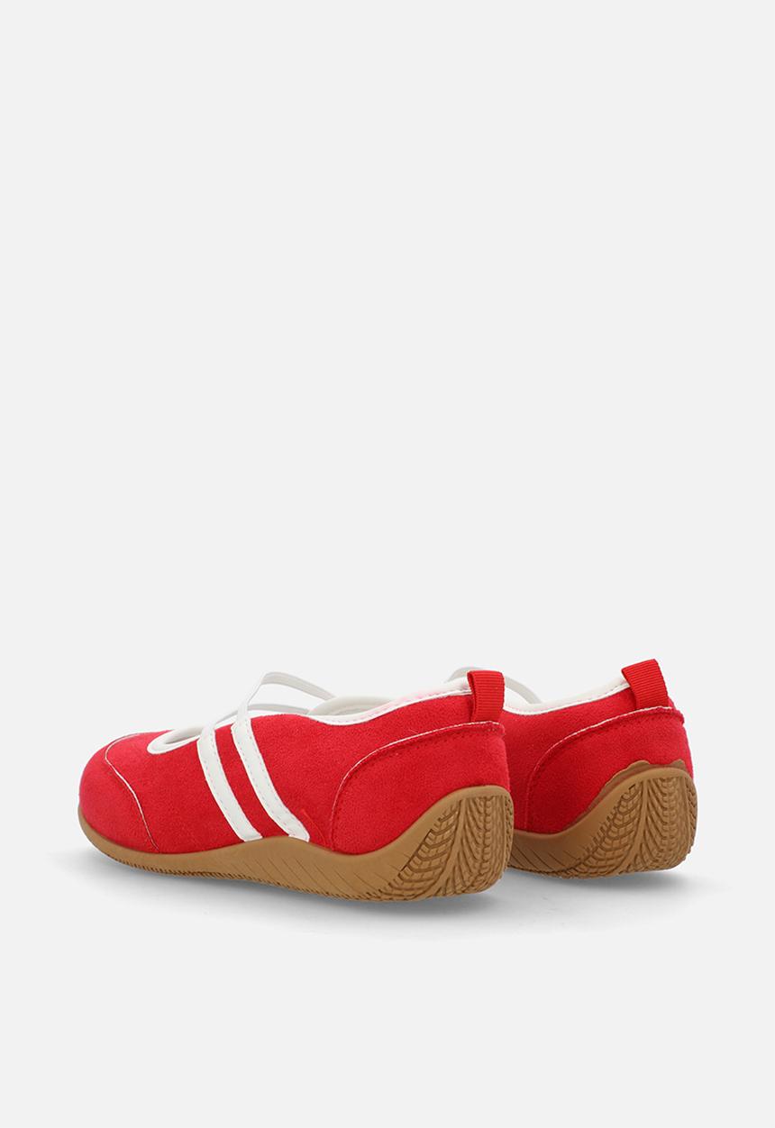 Pop Candy - Double strap ballet flats - dark red
