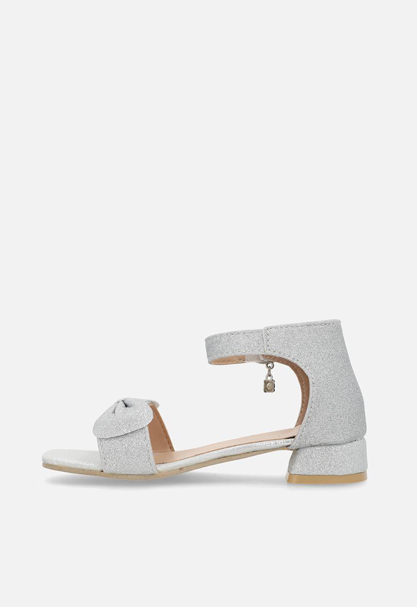Pop Candy - Glitter princess sandal heels - silver