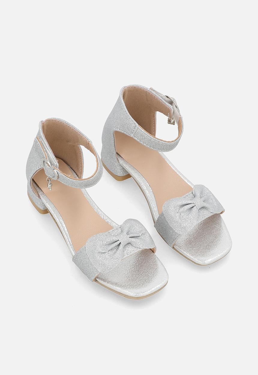 Pop Candy - Glitter princess sandal heels - silver